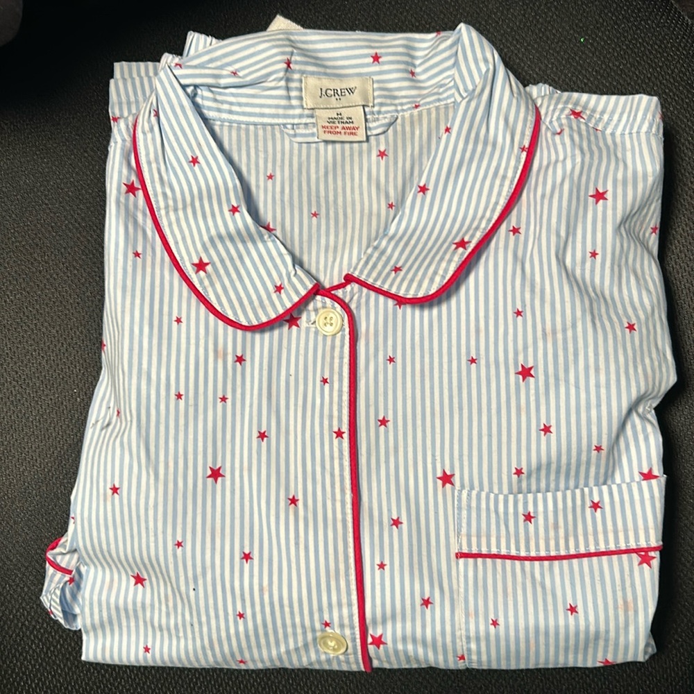 NWOT J. Crew shorts pajama set